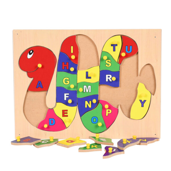 Best Choice Products 40-Piece Kids Wooden ABC Block Set, Building Education Alphabet Letters STEM Toy w_ Case - Image 4