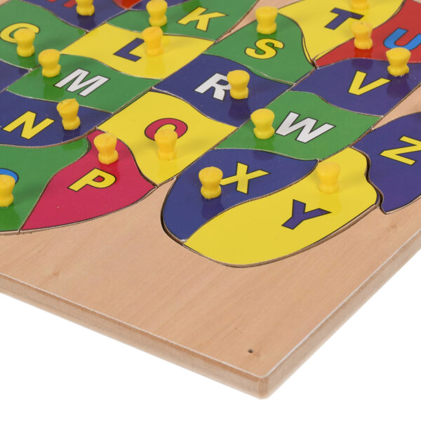 Best Choice Products 40-Piece Kids Wooden ABC Block Set, Building Education Alphabet Letters STEM Toy w_ Case - Image 2