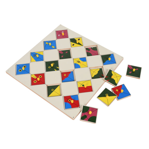 Wooden Kite Shadow Memory Matching Interlocking Puzzle Game - Image 5