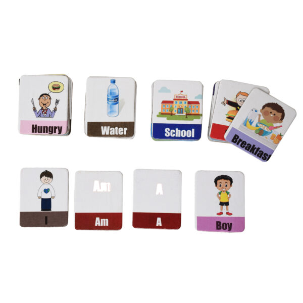 English Build A Sentence Maker Flash Card Learning and Educational Kits - Image 6