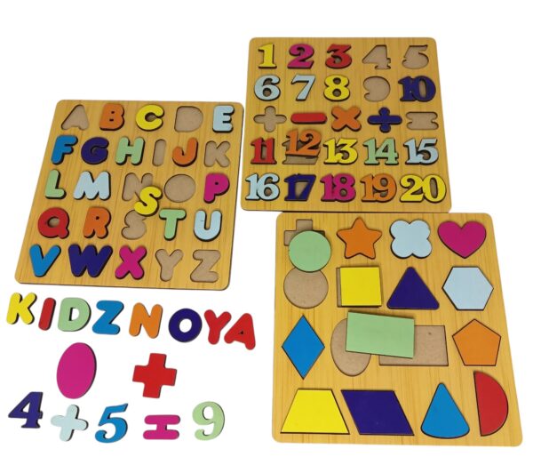 3D Capital Alphabets, Numbers and Shapes