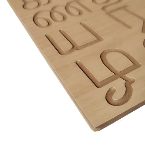 Wooden Reversible Tamil Consonants and Vowels tracing board with dummy pencil for kids - Image 2