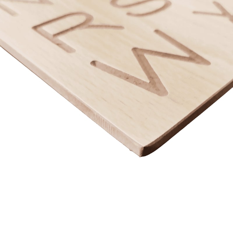 Wooden Reversible Capital Alphabet Upper & Lower Case tracing board with dummy pencil for kids - Image 4